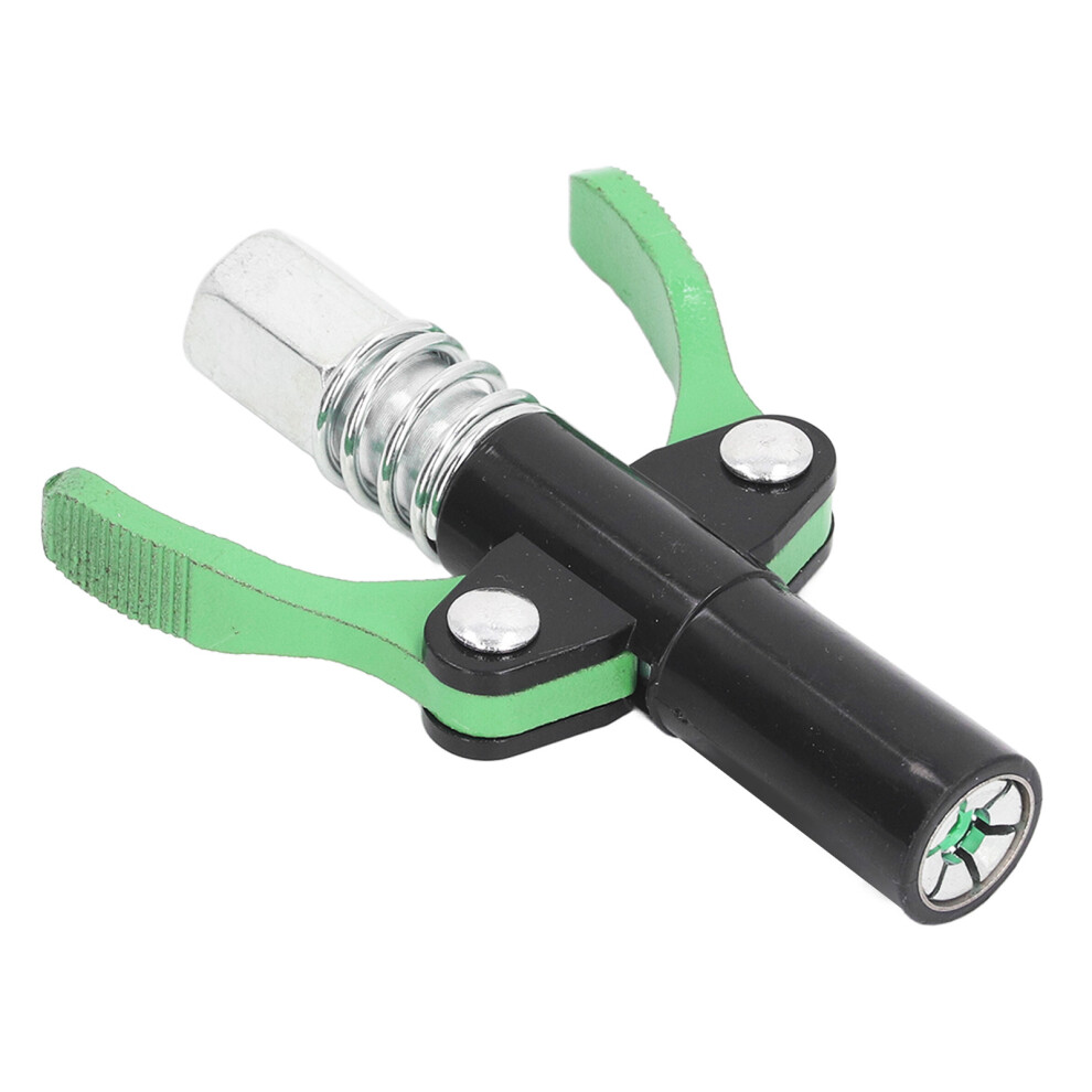 Double Handle Grease Gun Coupler Minimum High Pressure Self Locking Quick Release Lock Tip Oil Injection Nozzle 8411315215423