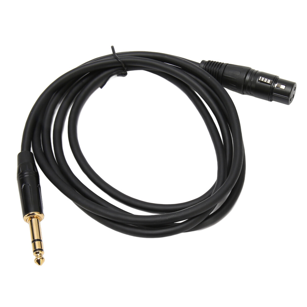 Xlr Female To 1/4 Trs Cable Heavy Duty Xlr 3Pin Female To 1/4 Inch 6.35Mm Trs Stereo Plug Balanced Interconnect Cable 1.0M/3.3Ft 4601315215439