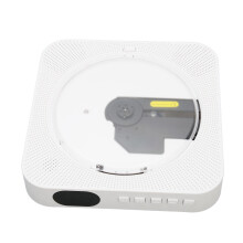 Desktop CD Player Multifunction HiFi Stereo Speakers Portable Bluetooth CD Player with Timer Function for Indoor