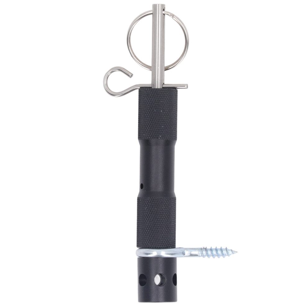 Perimeter Trip Alarm Aluminum Alloy Spring Trigger Trip Wire Defense Device For Home Outdoor Camping Black 9321315216599