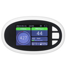 Air Quality Monitor WiFi Indoor CO2 Carbon Dioxide PM2.5 Detector Temperature Humidity Meter for Bedroom
