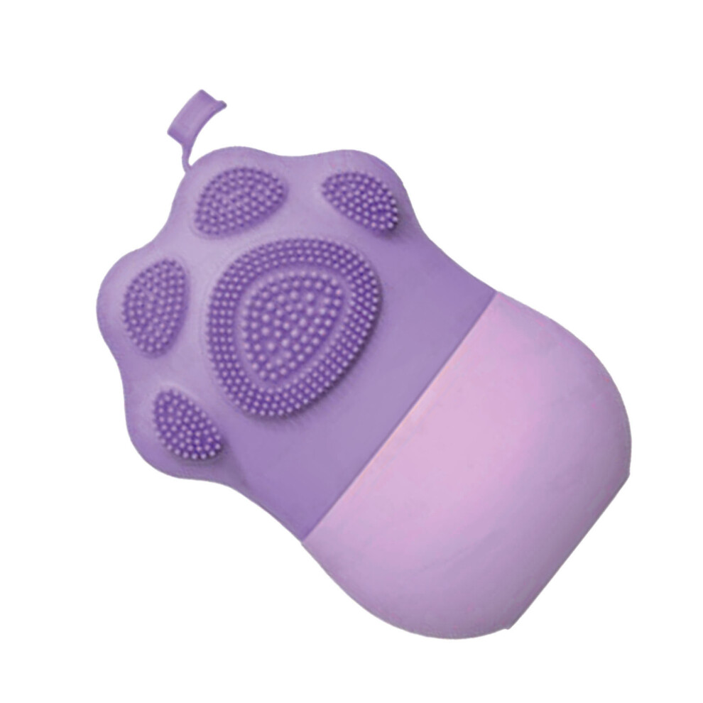 Purple Cat Paw Ice Cube Face Roller Physical Cooling Blood Circulation Reduce Facial Pores Reusable Ice Roller For Face Beauty