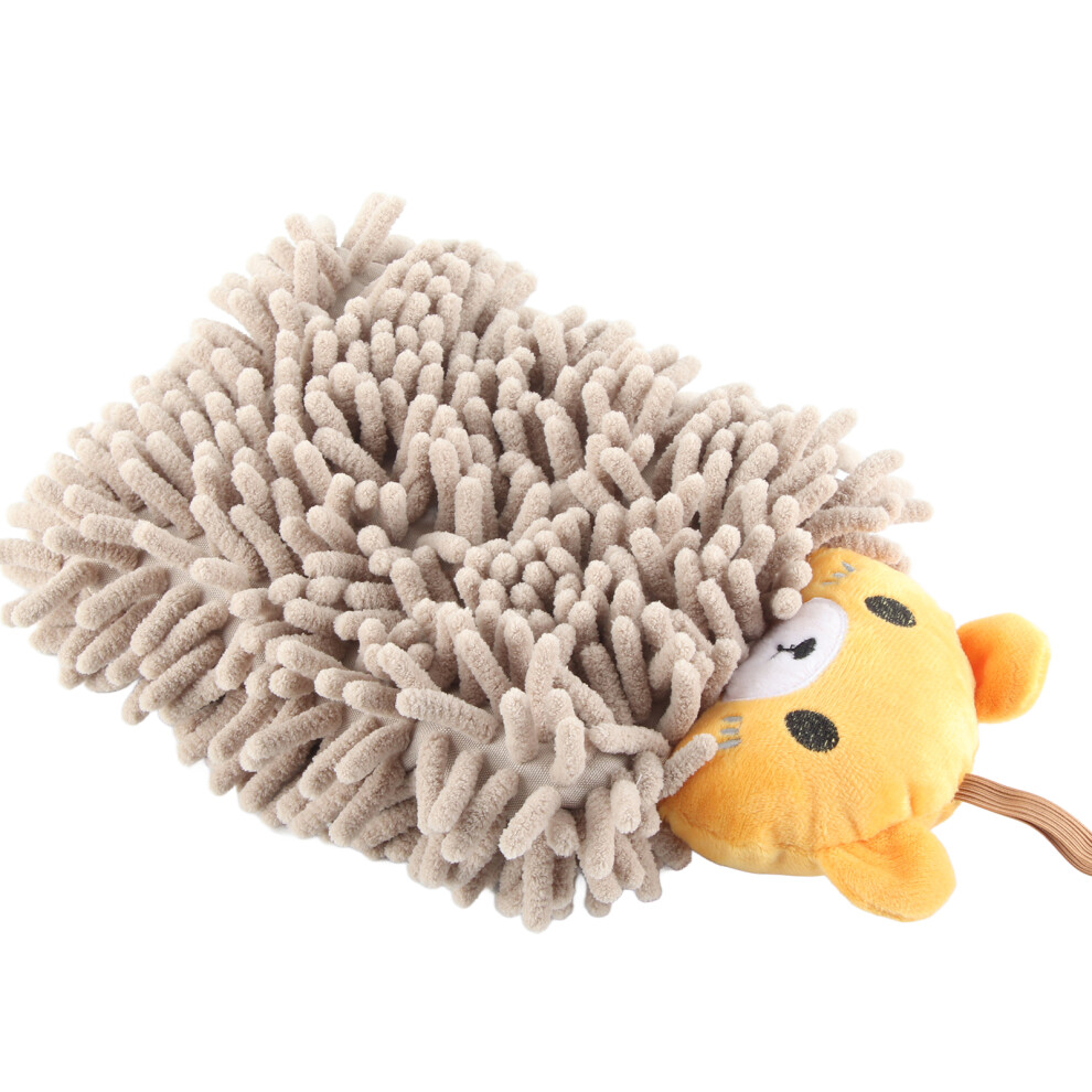 Kids Hand Towel Water Absorbent Soft Microfiber Hanging Loop Cartoon Hand Towel for Bathroom Kitchen Toilet Bear