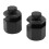 2PCS Stair Guages Knobs Aluminium Alloy Stair Stringer Layout Tool for Framing Square Carpentry Rafter Black 1