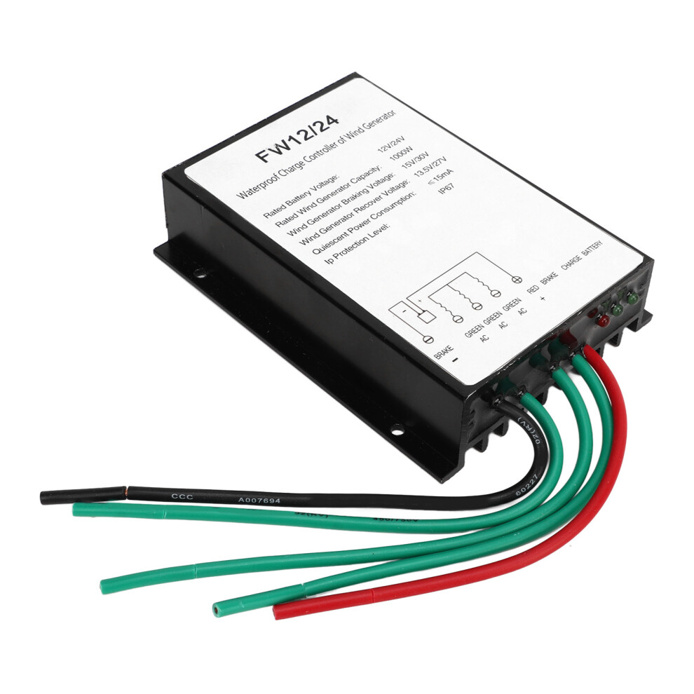 Wind Turbine Charge Controller Waterproof Solar Wind Hybrid Generator Controller With Led Indicator 1000W 9321315226413