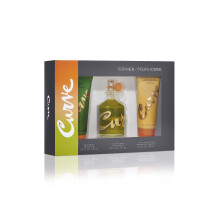 Curve Kln Doftset fr mn Body Wash Aftershave Balm & Cologne Casual Dag- eller Nattdoft Fars Dag 3-delad presentset