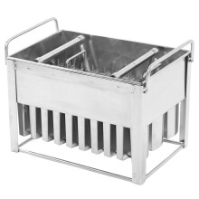 30PCS Ice Pop Molds Stainless Steel Reusable Easy Release DIY Ice Cream Maker Mold for Shop Home