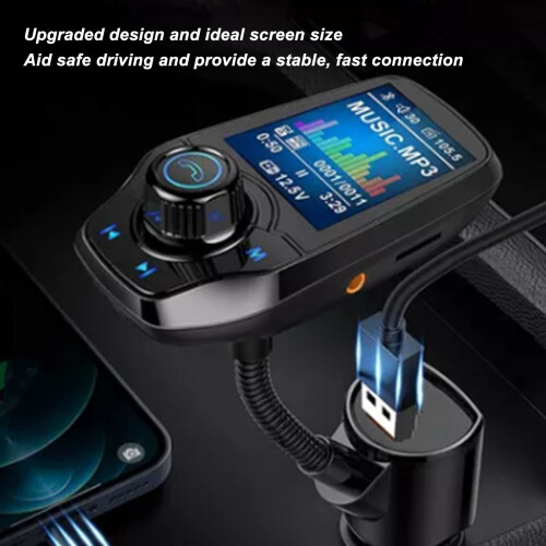 4 in 1 Car MP3 Player Color Digital LCD Display Bluetooth Car Adapter Transmitter for Android 2