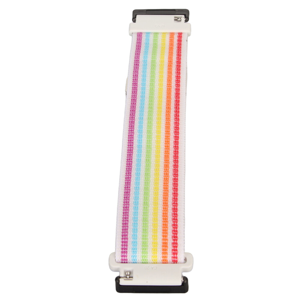 Stretch Woven Nylon Smartwatch Band Strap Replacement Accessory Fit For Fitbit Versa 4 3 Sense 2 Multicolor 3771315235438