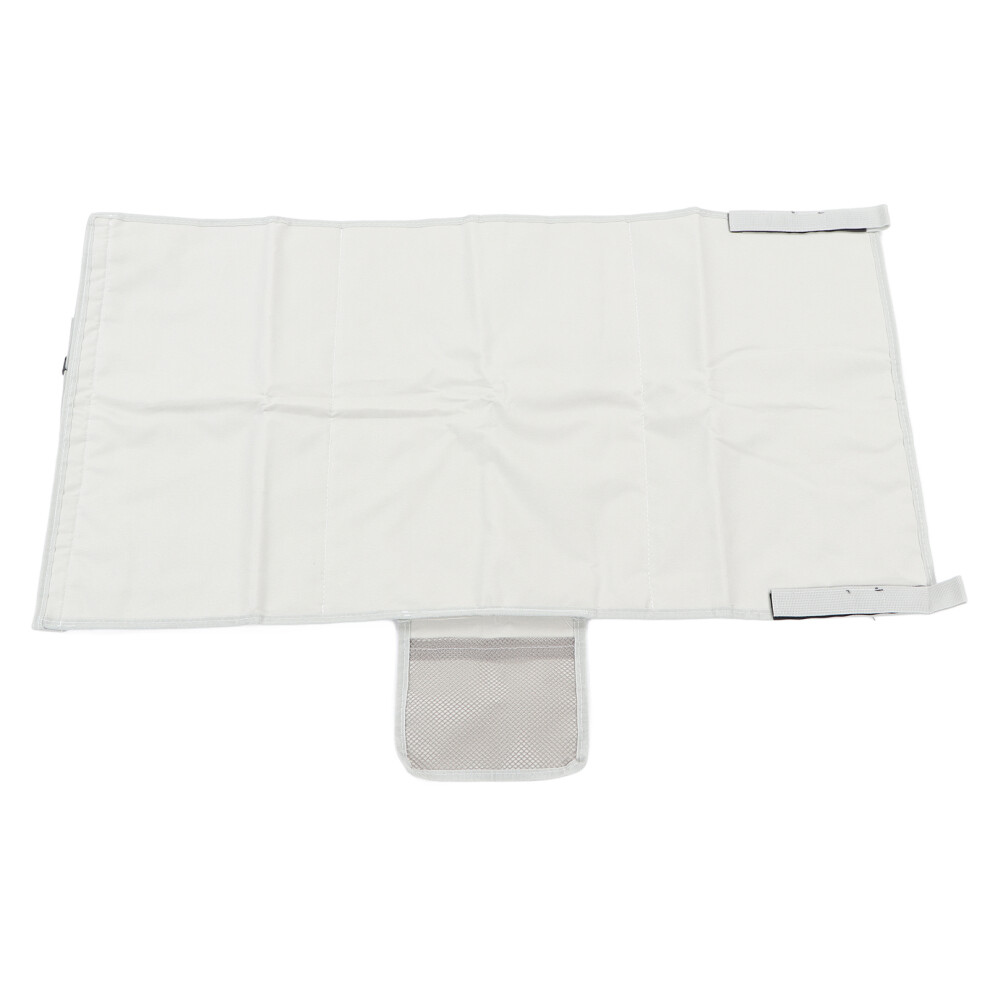 Airplane Footrest for Toddlers Portable Folding Easy Installation Adjustable Nylon Strap Airplane Seat Extender Grey-image-OPC-PHR5HGN-NEW