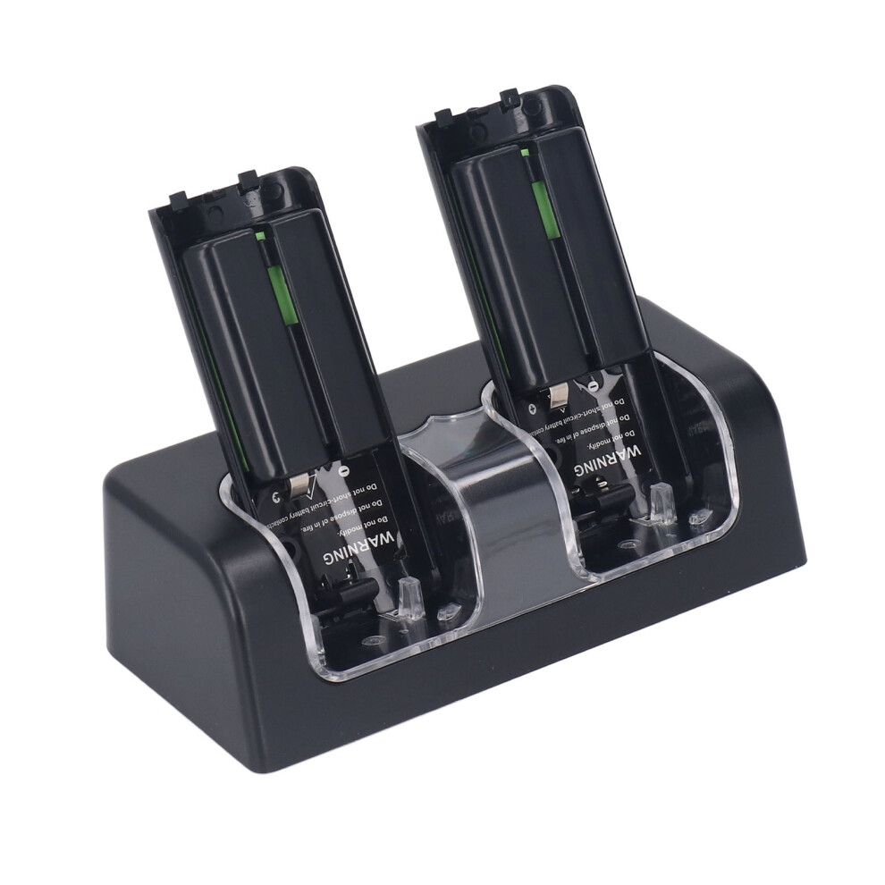 4 In 1 Remote Controller Charging Station Portable Accessory Dual Remote Charging Station Dock Black 9351315248023