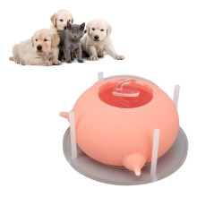 Puppy Feeder Silicone Bionic Puppy Milk Feeder Bowl Nipple Puppy Bottles Puppy Feeding Station