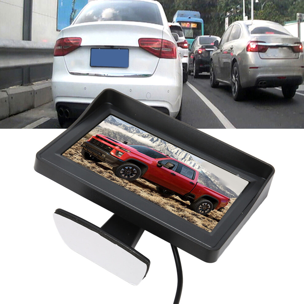 4.3In Lcd Backup Monitor Display Dc 12V Rotatable Rear View Reverse Back Up Display For Car Truck Rv Minivan 7891315248576