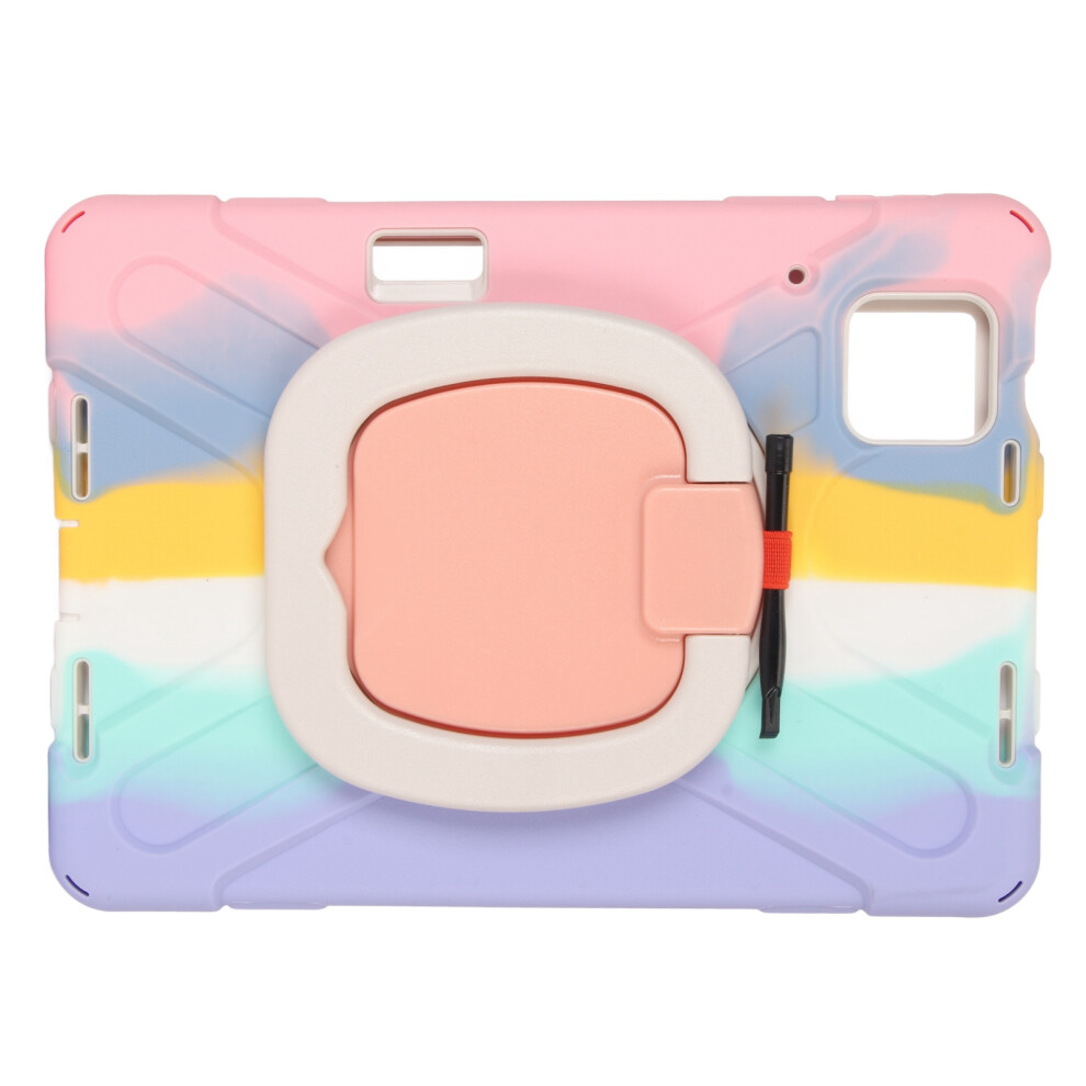 Rugged Tablet Case Drop Protection Tablet Cover With Handle Stand Shoulder Strap For Xiaomi Mi Pad 6 6 Pro Colorful Pink 3141315248354