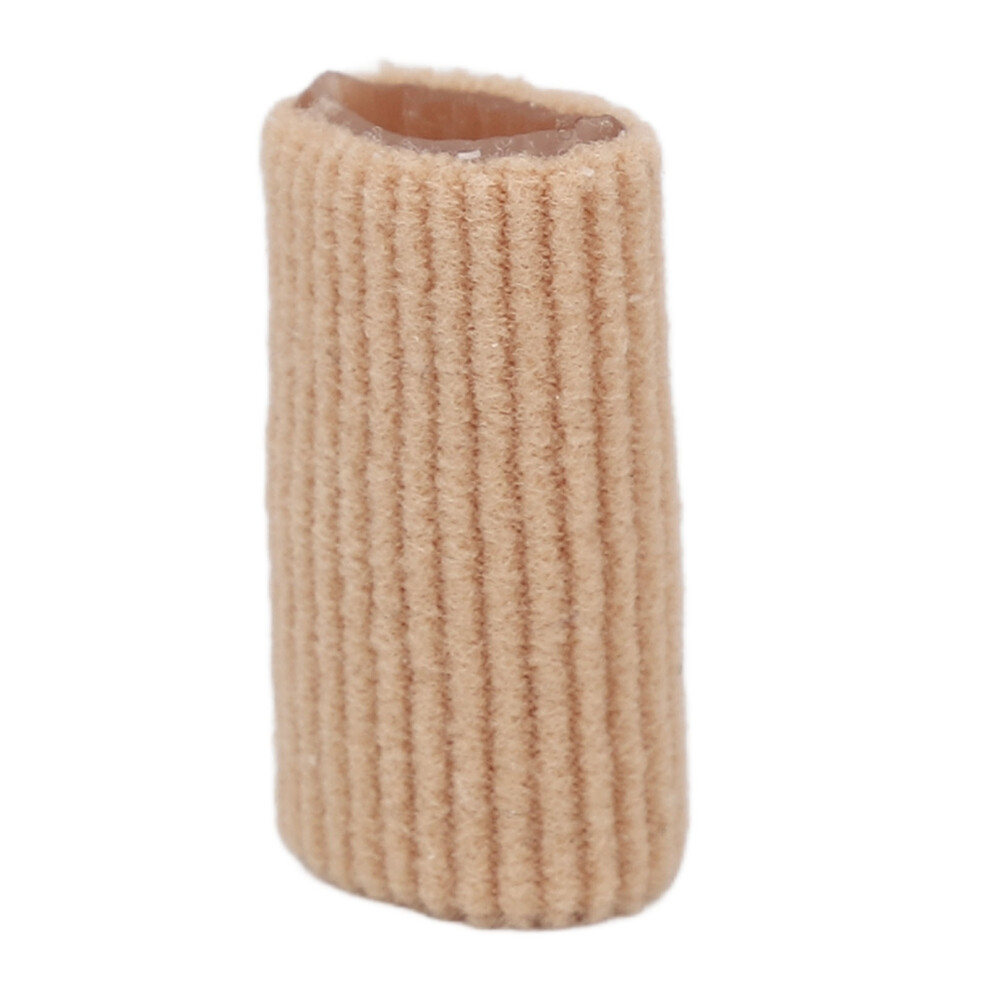 10pcs Toe Cushion Tube Soft Silicone Finger Toe Sleeves Corn Pad Protector for Blisters Calluses S 1.2 X 0.6in