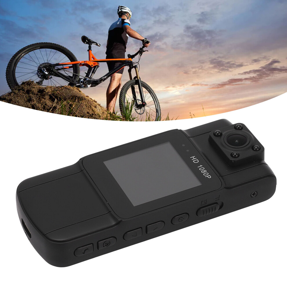 Mini Body Camera 1080P Infrared Night Vision Motion Detection 180 Degree Rotation Lens 1.54Inch Display Body Worn Camera 6911315253408