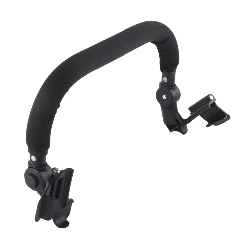 Baby Stroller Bumper Bar Universal Adjustable Angle Stroller Armrest Comfortable Silicone Stroller Handle 1