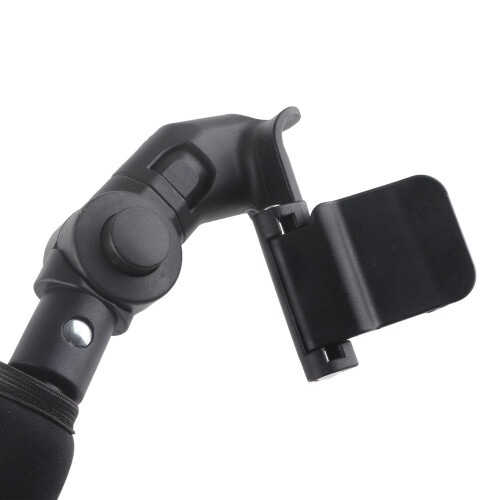 Baby Stroller Bumper Bar Universal Adjustable Angle Stroller Armrest Comfortable Silicone Stroller Handle