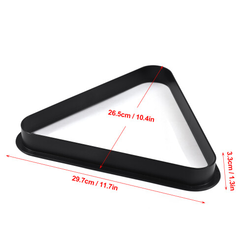 Plastic Billiard Pool Ball Triangle Rack Fits 2-1/4'' Billiard Balls
