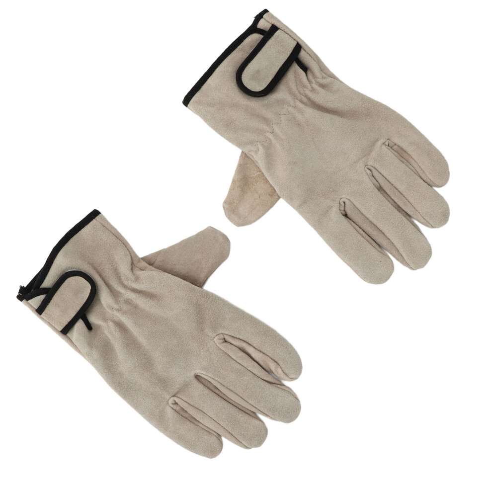 Cowhide Leather Gloves Durable Insulation Leather Gloves Bbq Camping Driving Gloves For Welding Wood Cutting 7901315259196