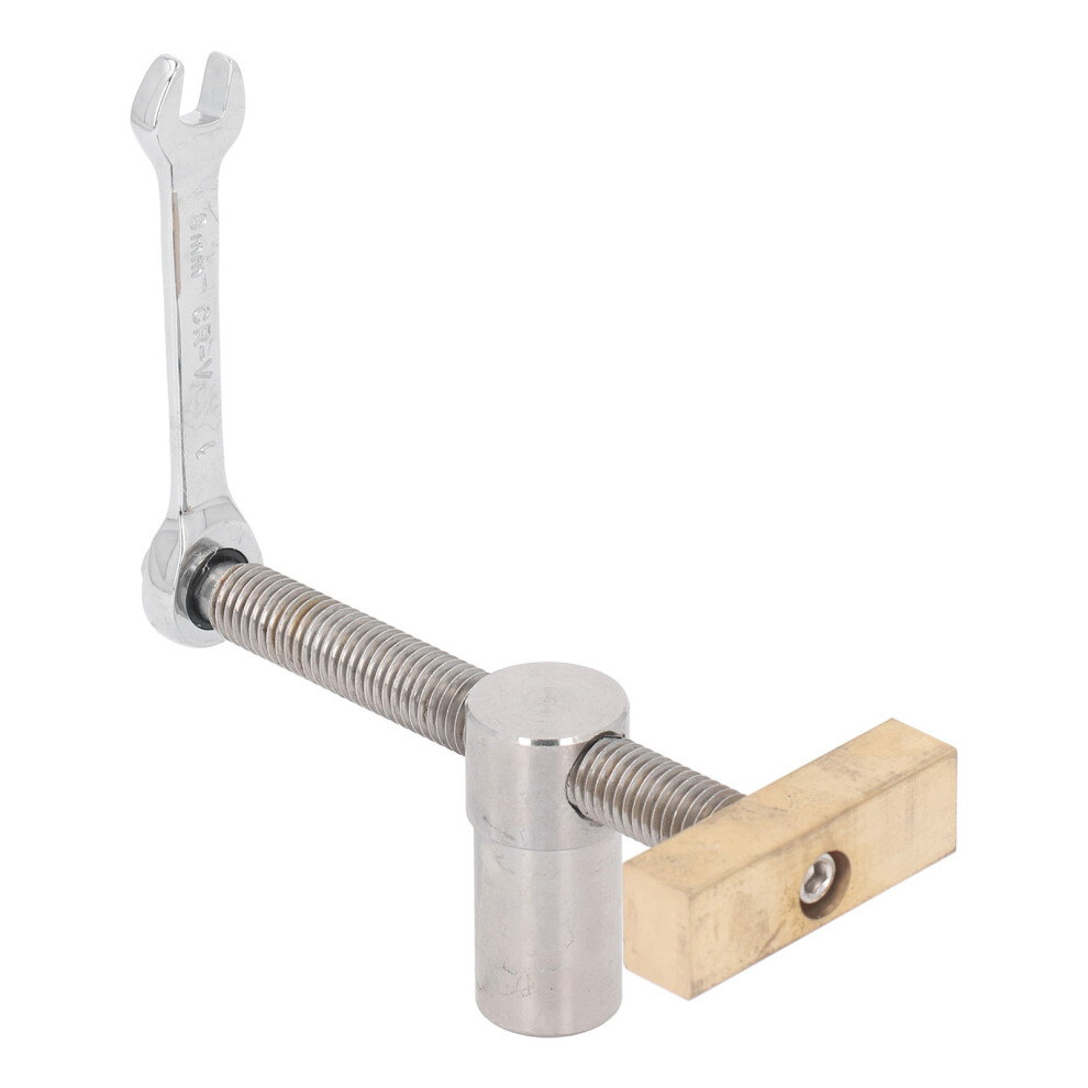 19Mm Woodworking Desktop Clip Stainless Steel Brass Stop Bench Dog Clamp Workbench Fast Fixed Clip Silver Bench Dog 8491315261033
