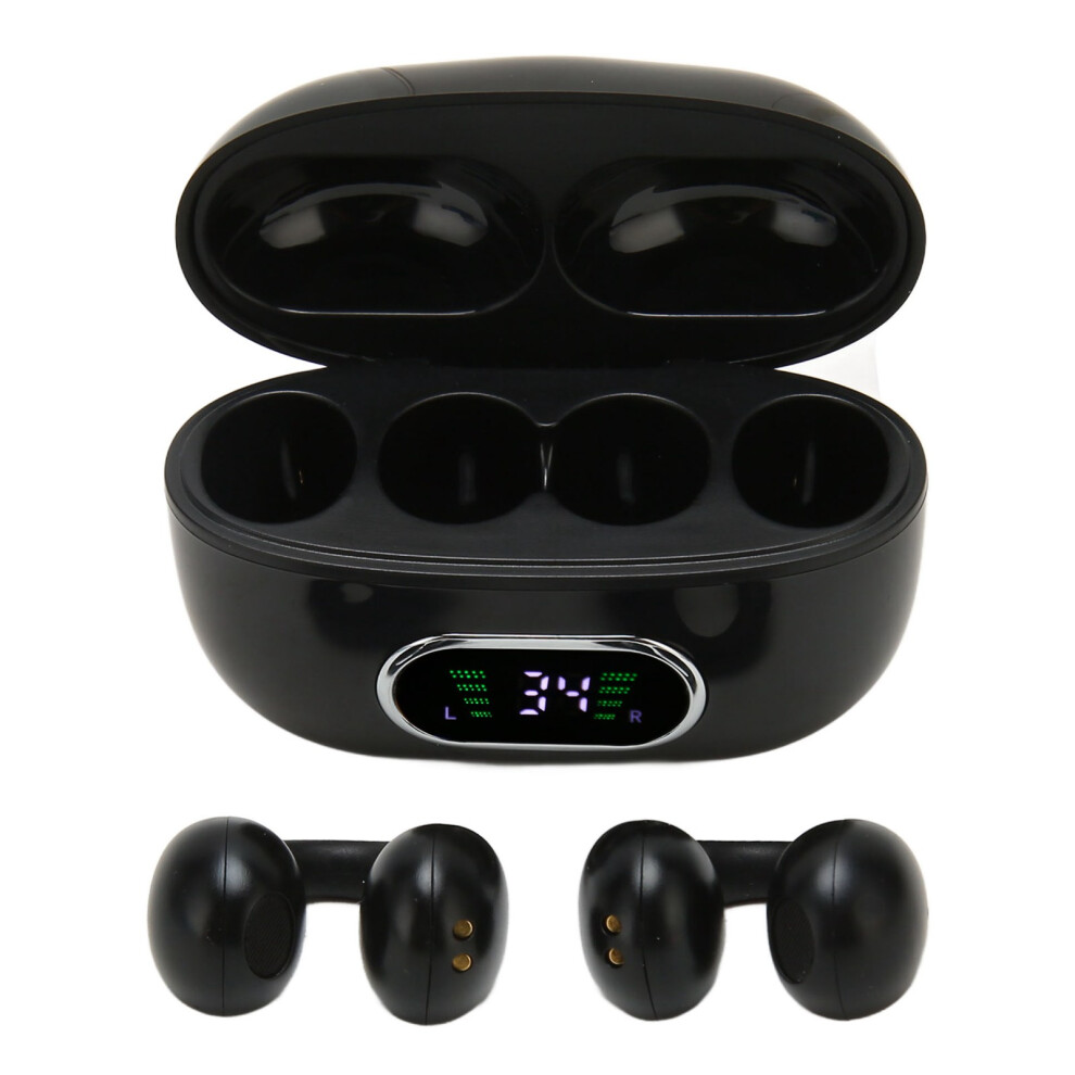 Bluetooth Translator Earphone 144 Languages Stereo Clip On Translation Earbuds With Charging Case For Android For Ios Black 9321315261827