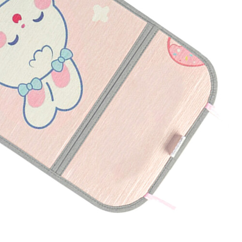 Stroller Cooler Pad Cute Pattern Stroller Cooling Bamboo Mat Breathable Universal Seat Pad Rabbit 2