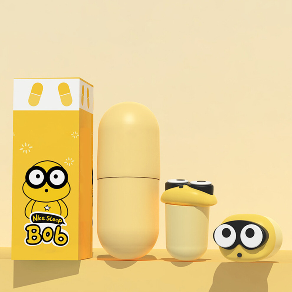 1 Pair Foam Earplug Noise Reduction Animal Theme Flexible Sound Blocking Earplug For Sleeping Study Yellow 7901315274533