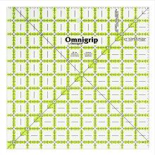 Omnigrid RN105 Rutschfestes Quilter-Lineal, 25,4 x 25,4 cm, transparent