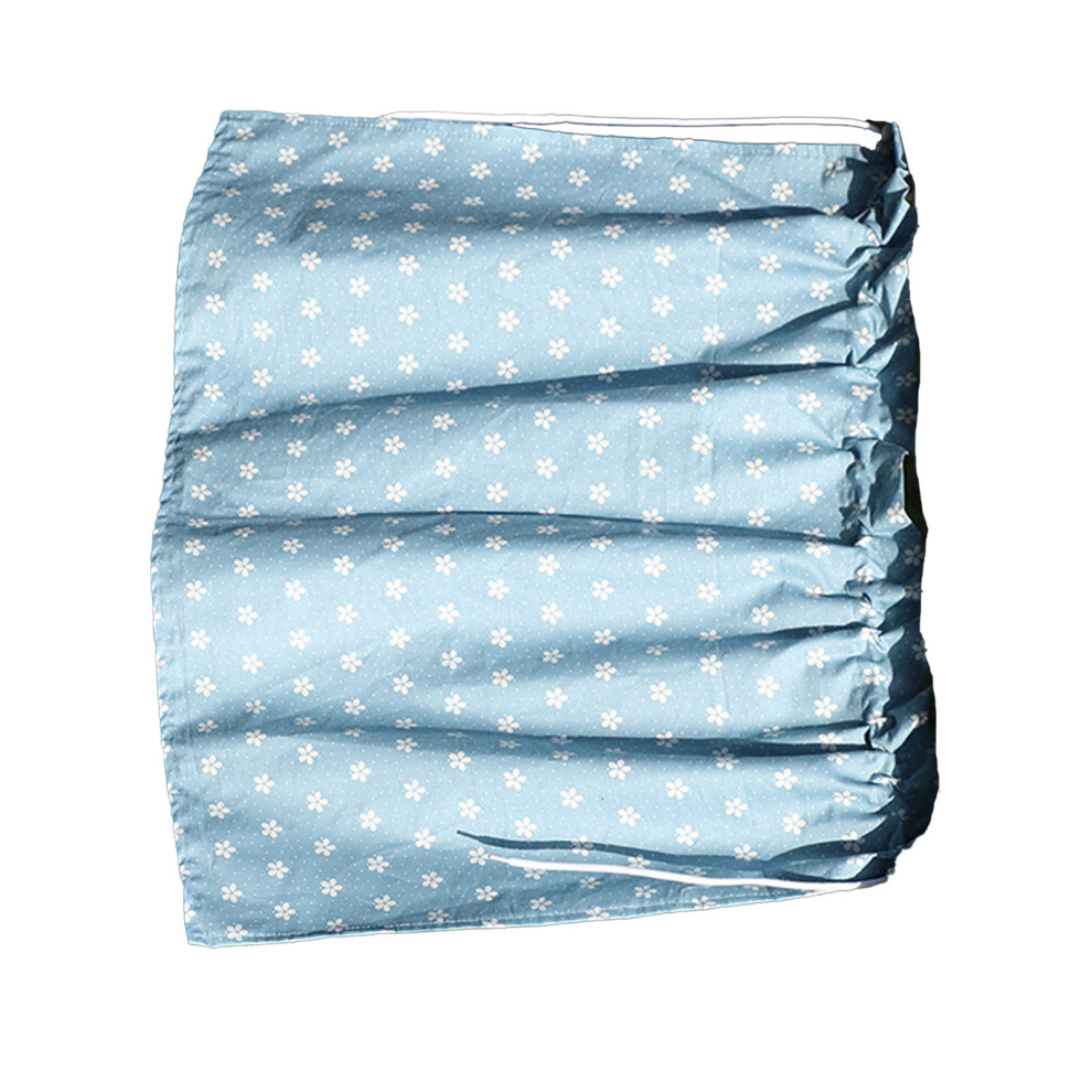 Car Curtain Suction Cup Sun Shade Cartoon Sun Protection Insulation Side Window Curtain Small Flowers Blue 4401315275439