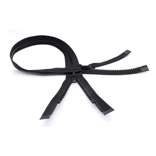 YKK Vislon 2-Way Ζipper, 30", Μαύρο 1