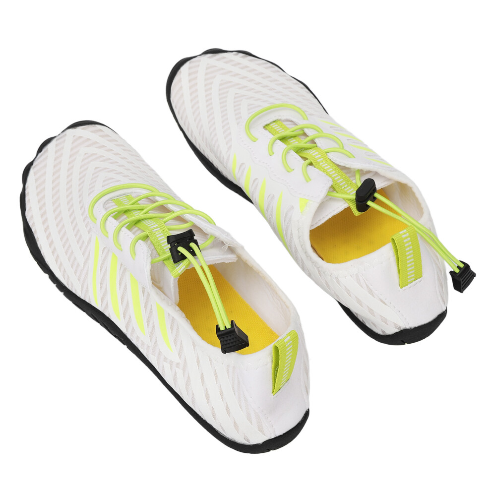 Water Shoes for Women Quick Dry Barefoot Water Shoes for Beach Swim River Pool Lake Hiking Kayaking Surfing White Size 40