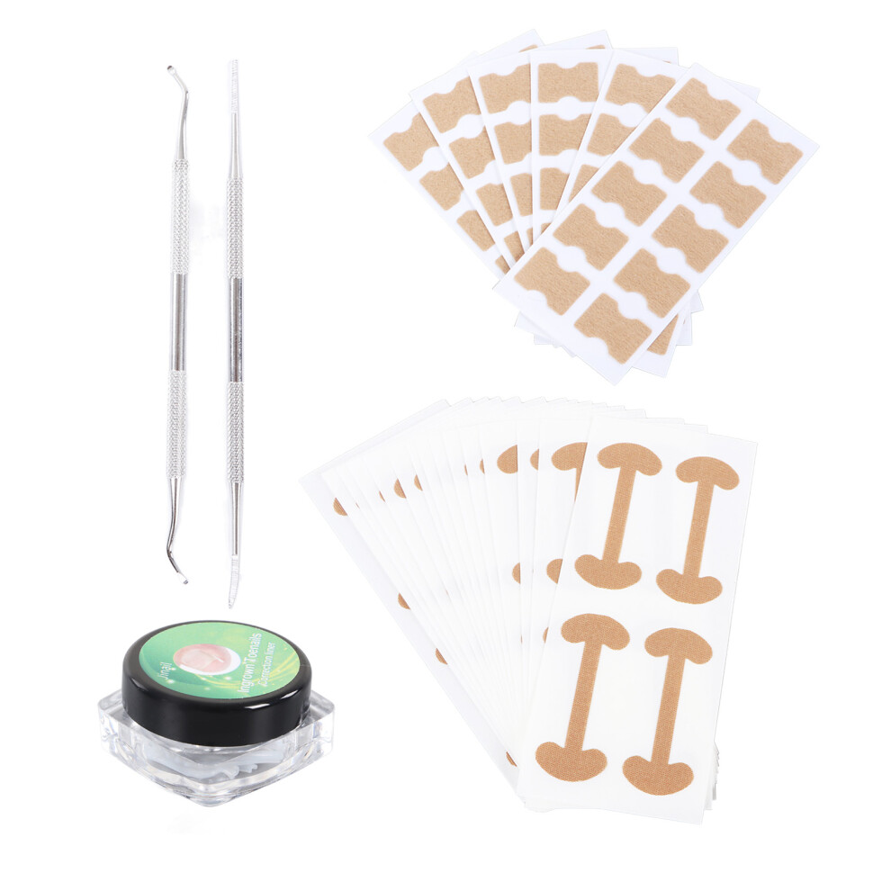 Ingrown Toenail Treatment Kit Toenail Correction Patch C Type Strips Nail File Lifter Pedicure Tool Kits