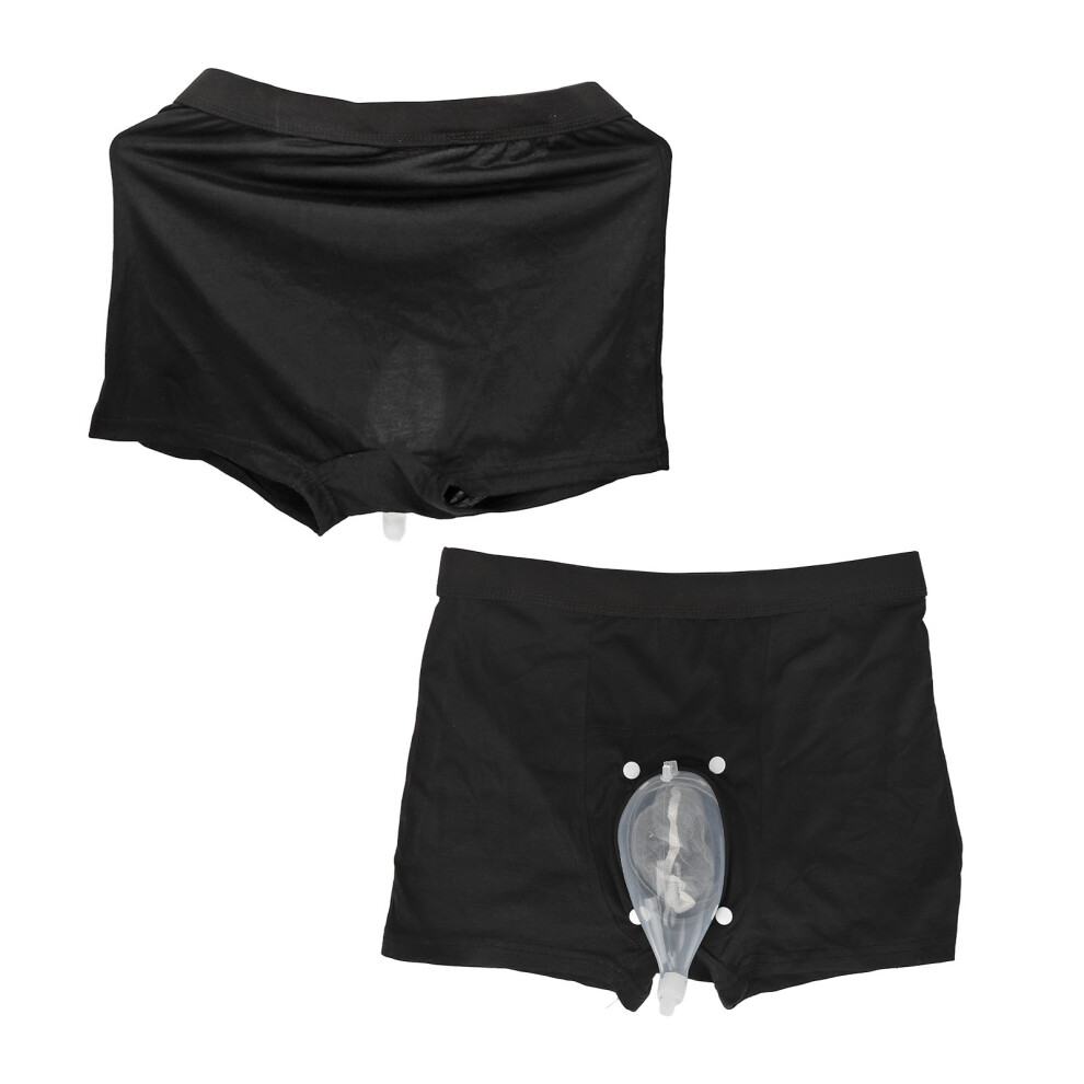 Wearable Silicone Urine Collector Bag Prevent Leakage with Urine Catheter Male Urine Collector System Incontinence