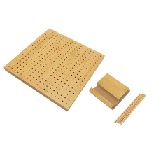 Crochet Blocking Board with 6 Pins 3mm Hole Diameter Tetragonum Wooden Crochet Blocking for Beginner Mothers L