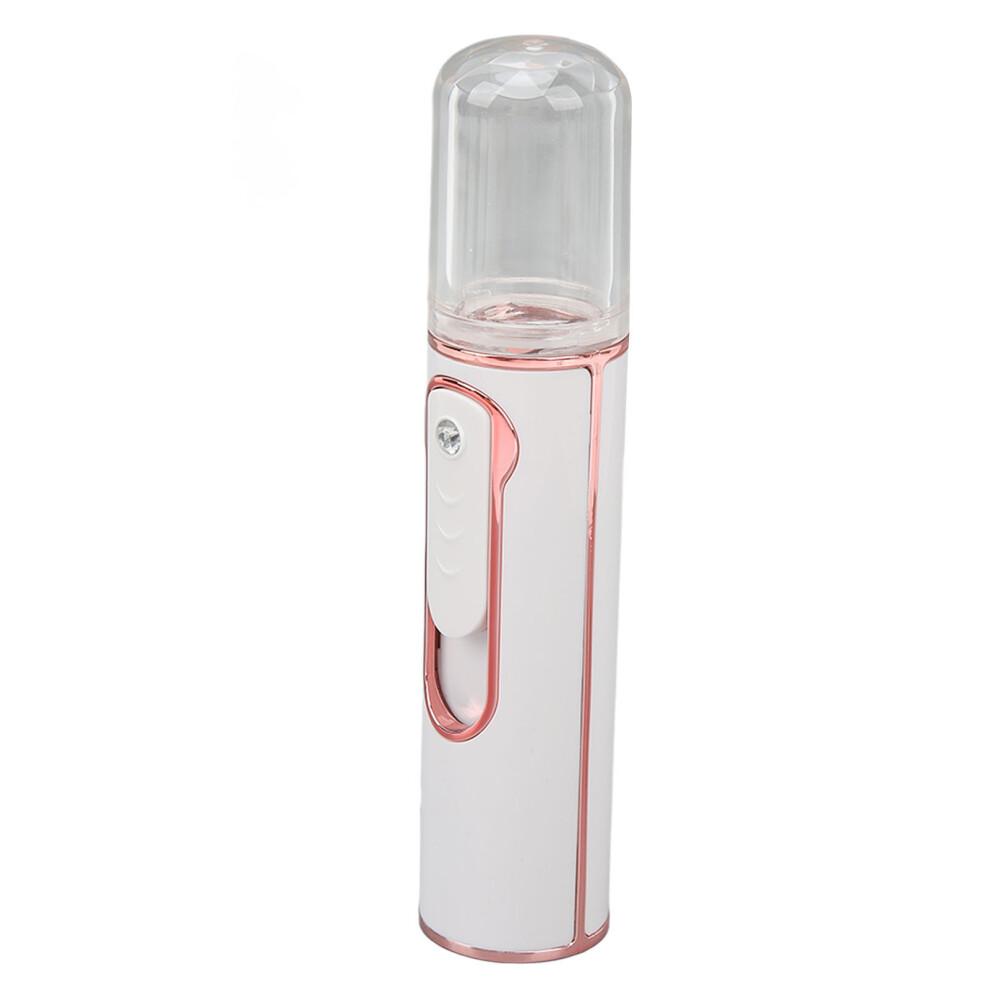 Portable Nano Facial Mister Mini Facial Steamer USB Rechargeable Mist Humidifier with 30ml Visual Water Tank for Face Hydrating