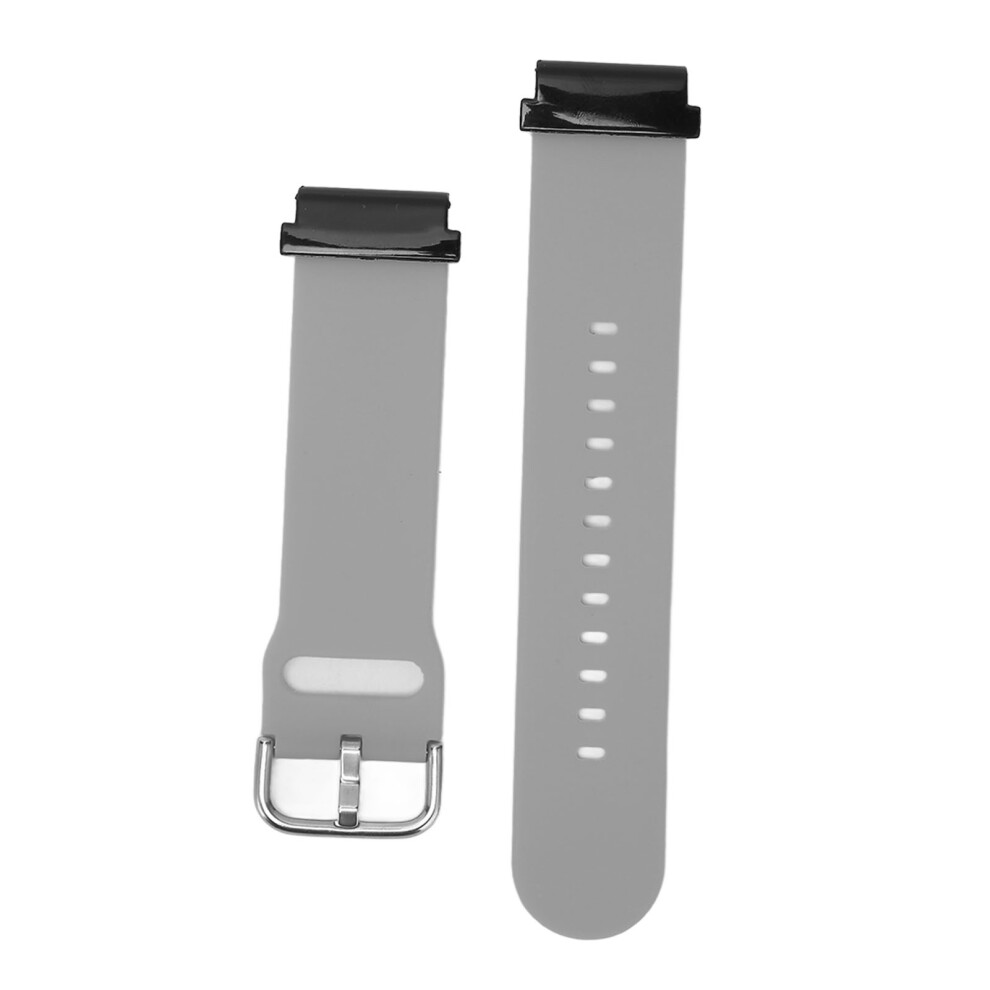 Replacement Wristband 20mm Waterproof Soft Quick Release Silicone Watch Strap for Garmin Fenix 7S Grey-image-OPC-PHR5PZG-NEW