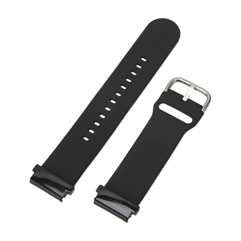 22Mm Silicone Watch Band Smart Sports Watch Band Straps Replacement For Garmin Fenix 7 6 5 Black 8061315281128