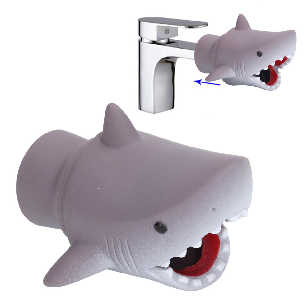 Cartoon Faucet Extender Saving Water Safety Cute Lightweight Portable Faucet Extender for Toddlers Small Shark