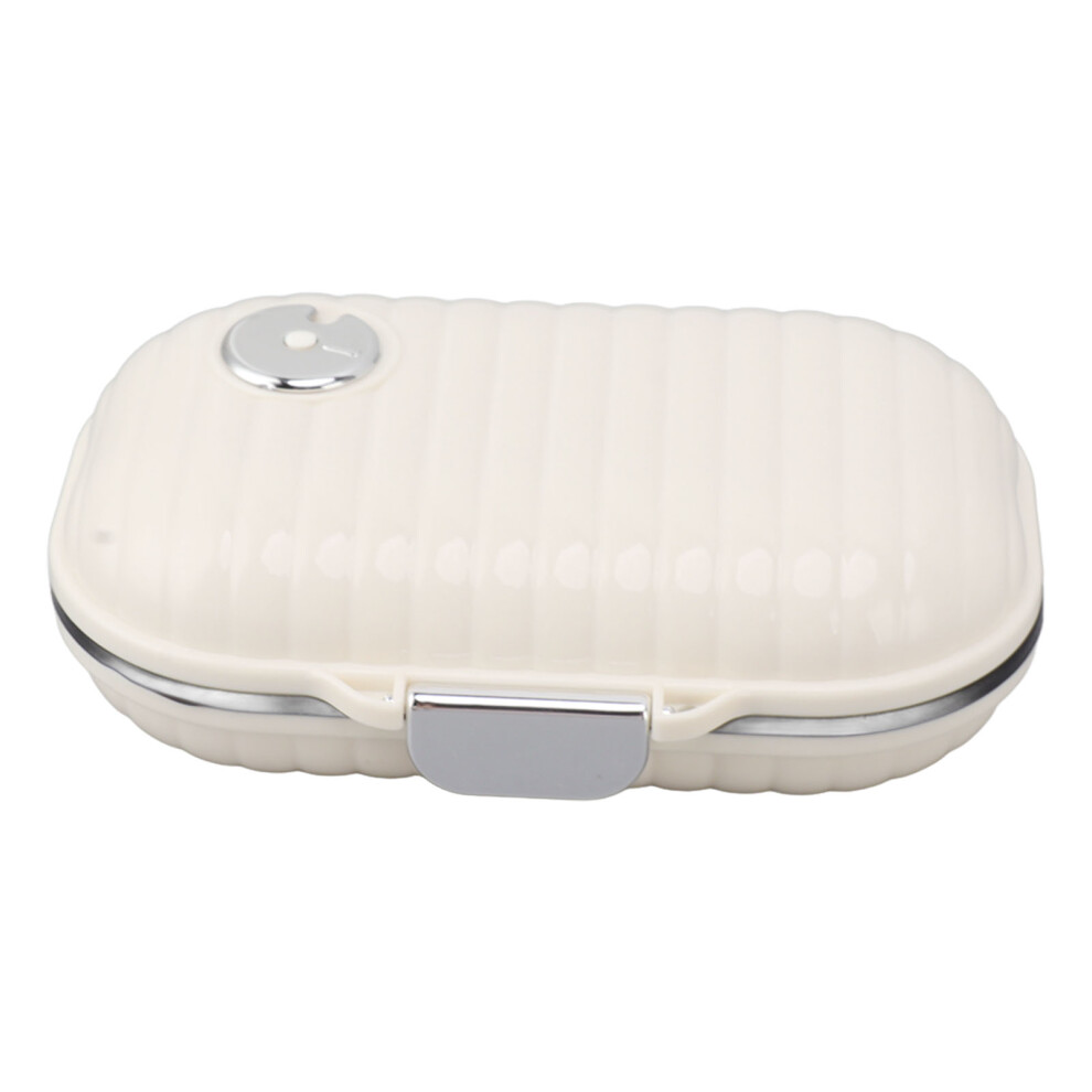 Weekly Medicine Organizer 7 Compartments Waterproof Portable Daily Medicine Box for Fish Oils Supplement Large