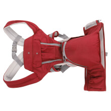 Baby Carrier with Hip Seat Ergonomic Breathable Comfortable Multifunctional Baby Waist Stool for Newborn Toddler Red