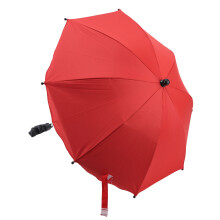 14in Universal Stroller Parasol with UV Protection Adjustable Baby Stroller Umbrella Red (Silver Glue)