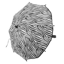 14in Universal Stroller Parasol with UV Protection Adjustable Baby Stroller Umbrella Zebra Stripe