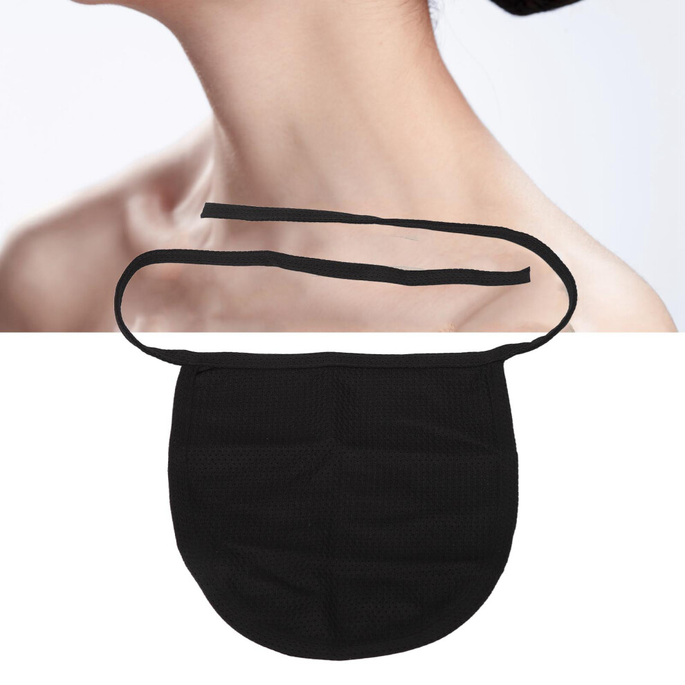 Black Tracheostomy Cover Breathable Cotton Neck Stoma Guard Cover Dust Proof Neck Cover