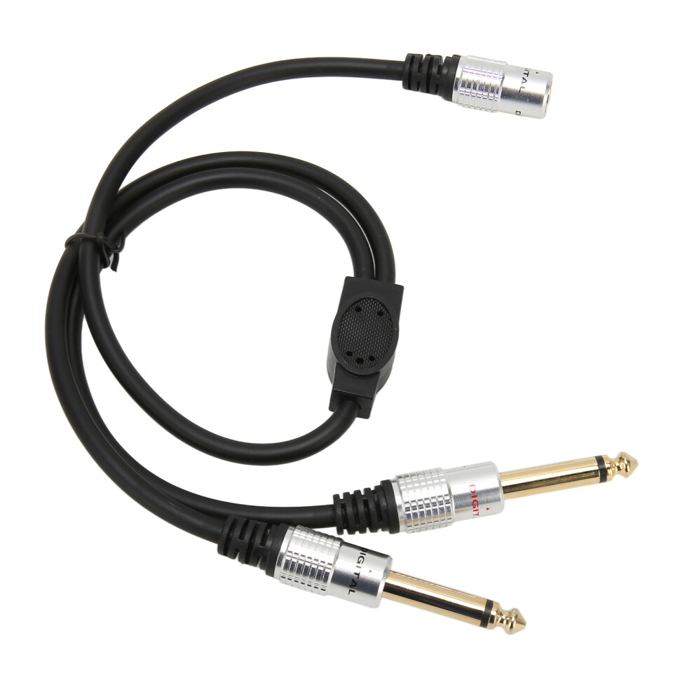 1/8 Inch To 1/4 Stereo Splitter Y Cable Plated 3.5Mm Dual Channel Female To Dual 6.35Mm Mono Male Cable 19.7In Gold 8791315292571