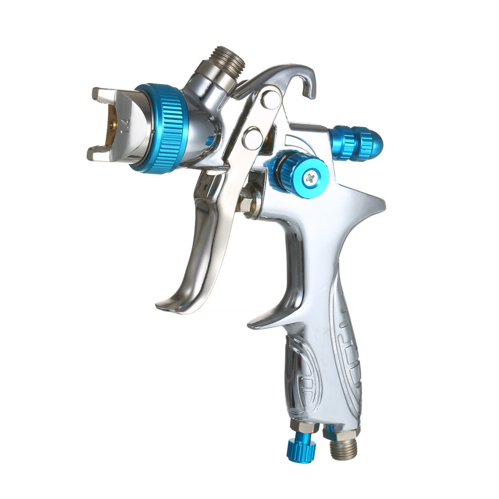Spray Gun Gravity Feed Paint Sprayer With 600Ml Cup 1.4Mm/1.7Mm/2.0Mm Nozzle For Wall/Furniture/Fence/Cabinet/Table/Chair Spraying And Clea 4911315294465