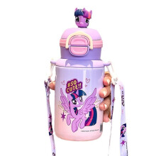 (Twilight Sparkle)Pinkie Pie Twilight Sparkle Cartoon Druck Edelstahl Isolierbecher