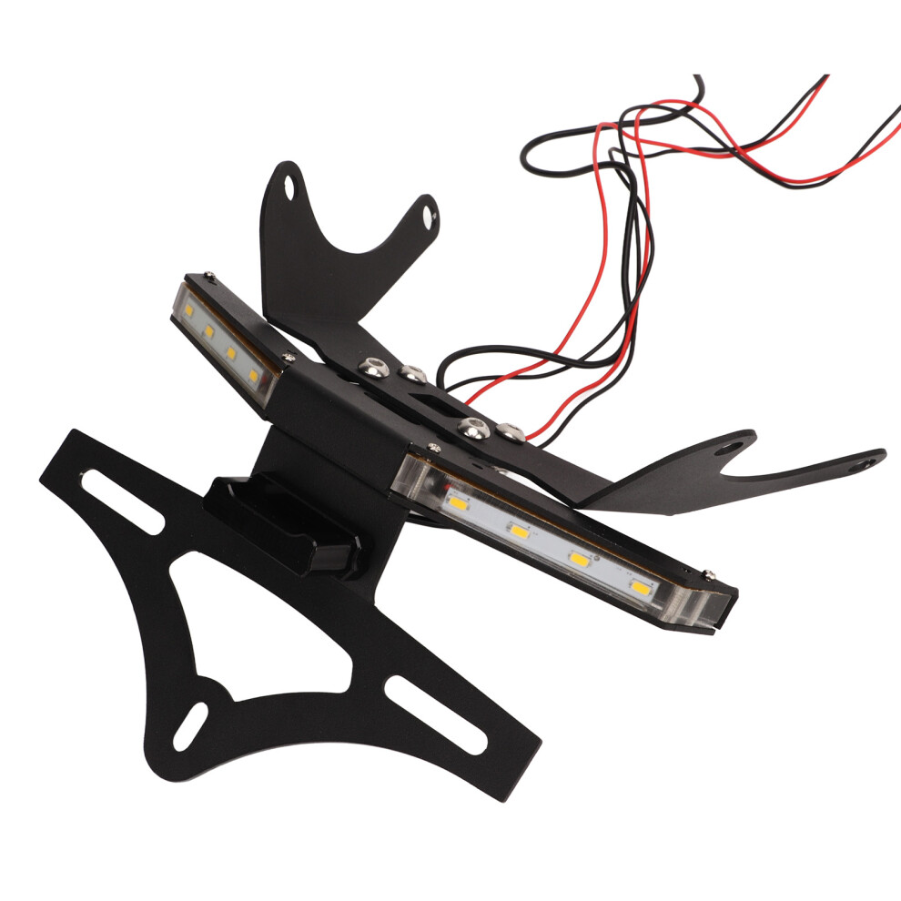 25PCS Motorcycle License Plate Holder Black Tail Light License Plate Bracket Fit for CB650R CBR650R 2021+