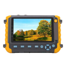CCTV Camera Tester 8MP 5 Inch Screen VGA HD Multimedia Interface Input Coaxial AHD TVI CVI Camera Monitor 100‑240V UK Plug