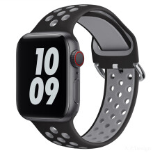 (For 38mm-40mm-41mm-Black gray)Ai Watch Strap For Apple Watch Band 45mm 44mm 40mm Series 7 6 5 4 Se